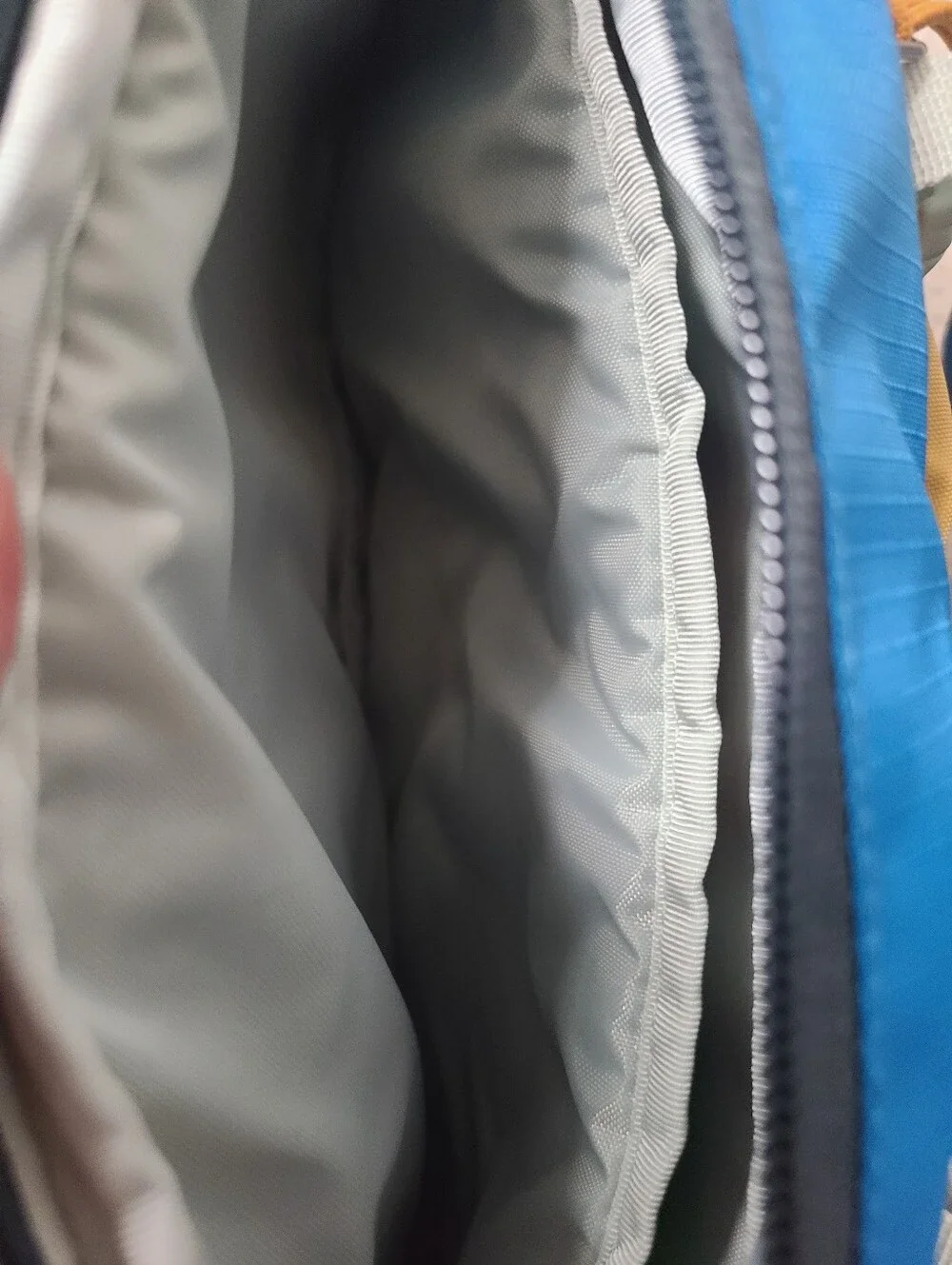 Patagonia blue and mustard yellow sling bag - Picture 5 of 7